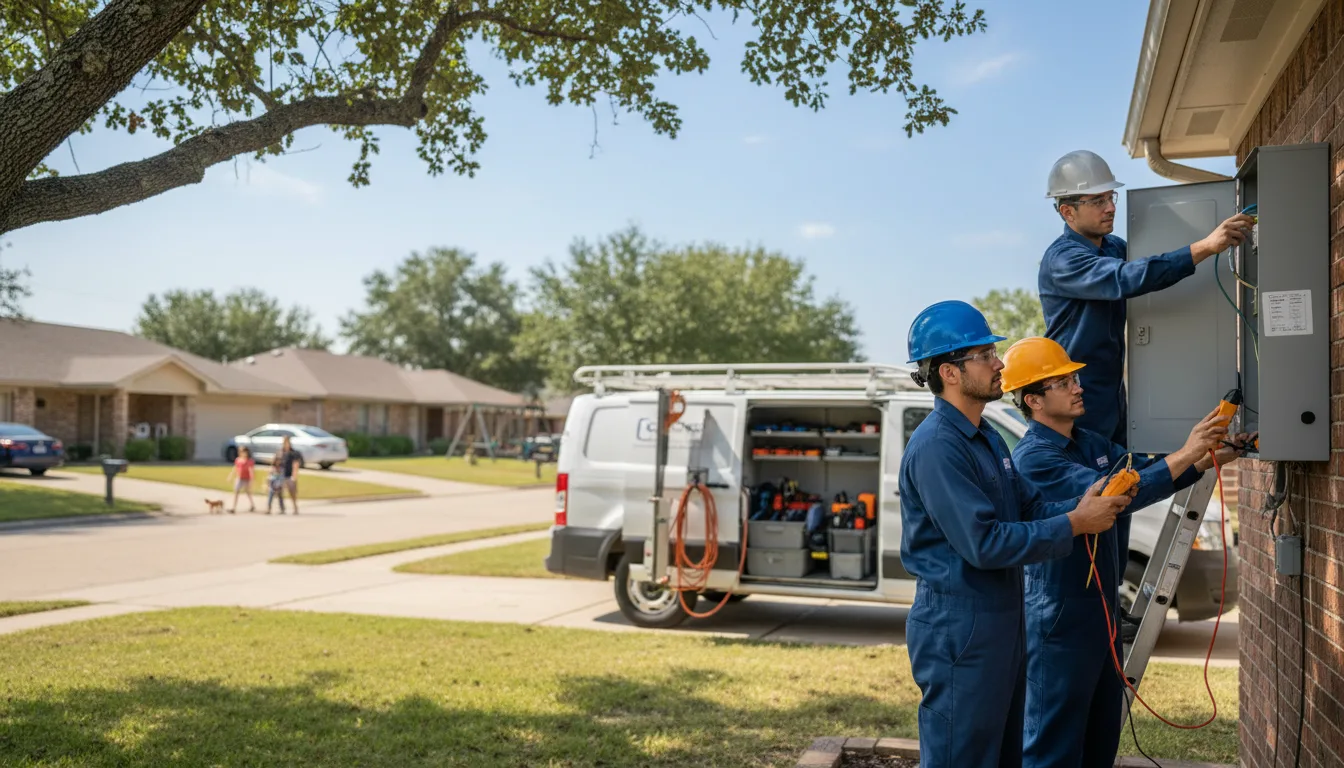 Certified electrician providing emergency electrical services in Collinsville, OK